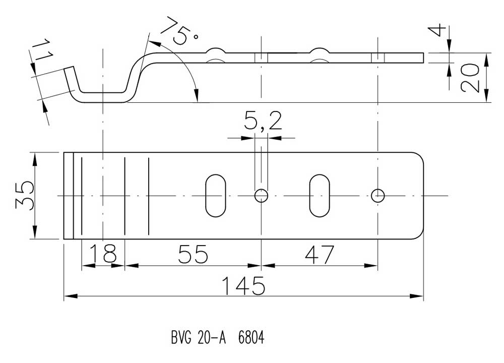 Winterhoff Gegenstück Bordwandverschluss BVG 20-A 1732030