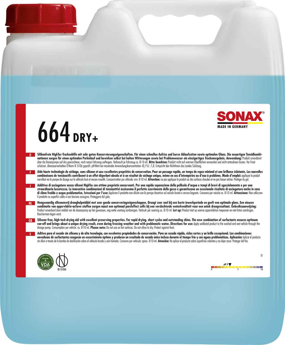 SONAX DRY+ Glanztrockner 10L