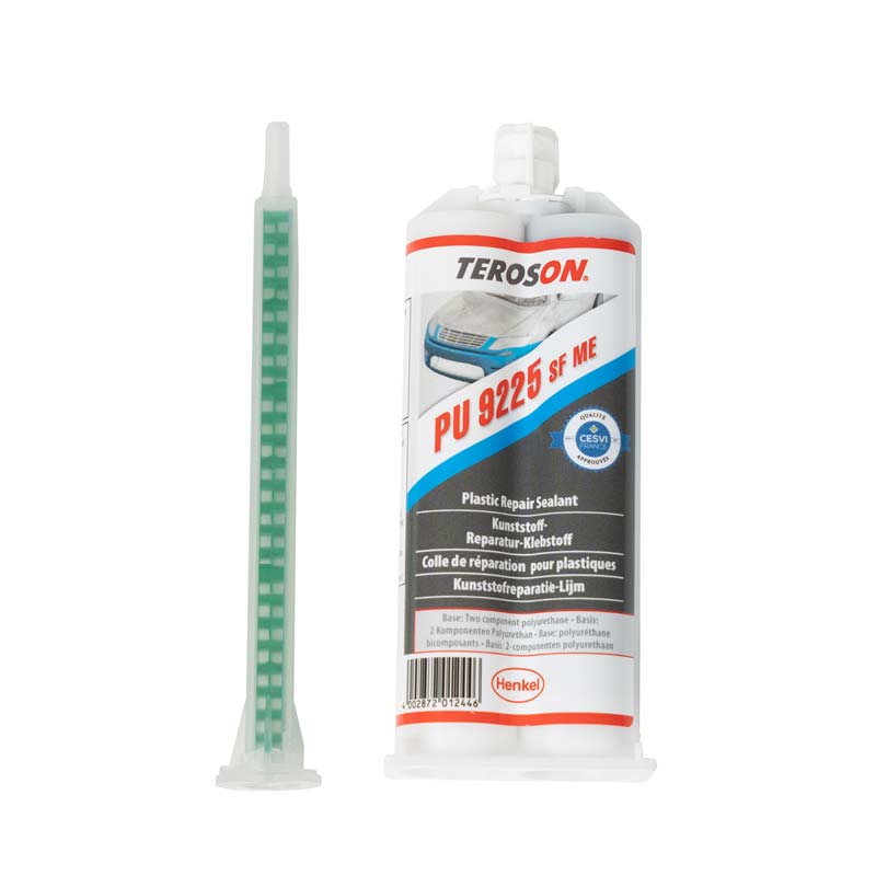 Henkel Teroson PU 9225 SF 2K Kunststoff-Reparatur Klebstoff grau 50ml