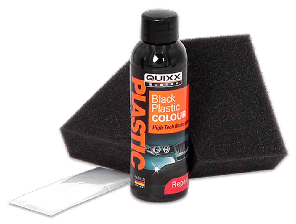 Quixx Schwarze Kunststoff Farbe Auto Komplett Kit