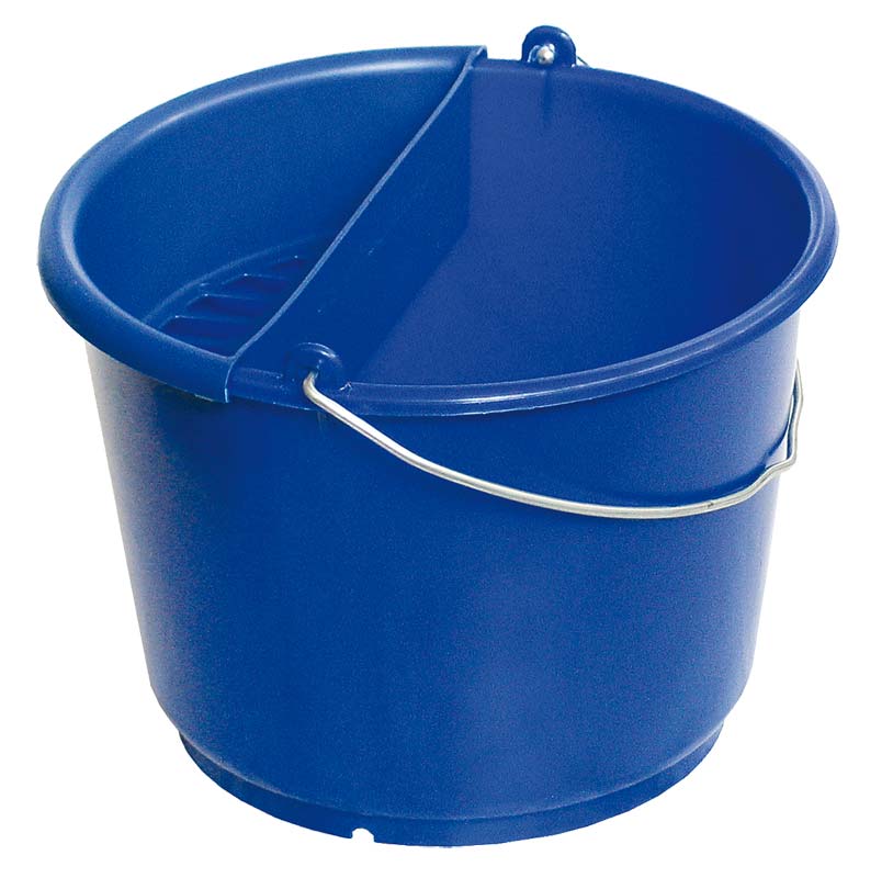 Kundendiensteimer mit Schwammeinsatz ultramarinblau 10L