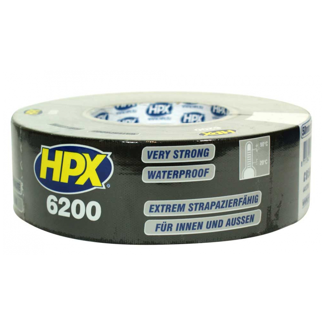 HPX Panzerband 6200 48 mm x 50 m schwarz 441318