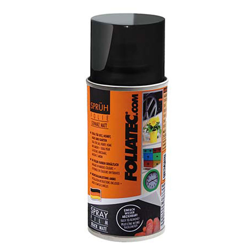 Foliatec Sprühfolie Abziehlack schwarz matt 400ml