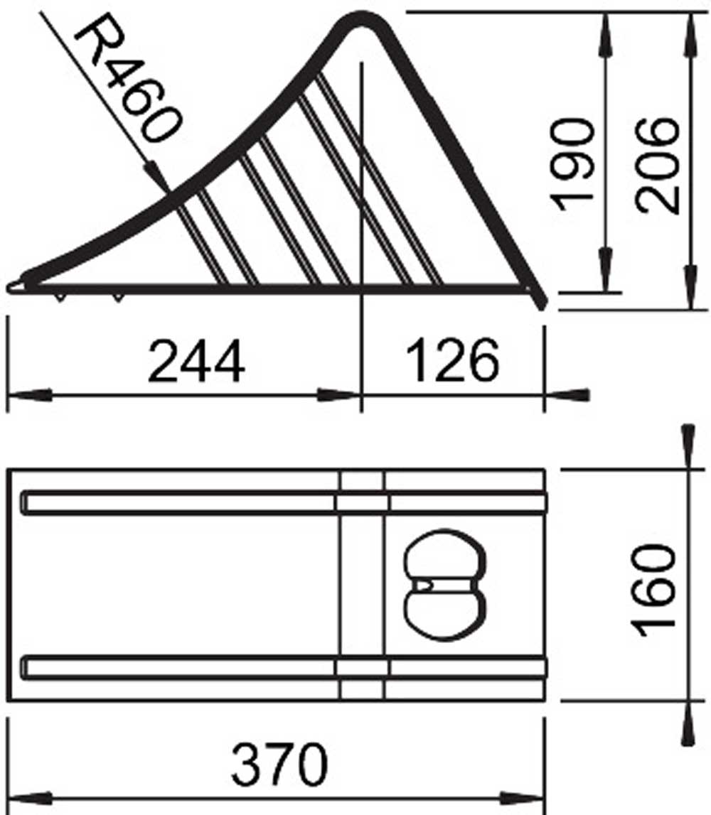 Alko Unterlegkeil 46 verzinkt 76051 244374