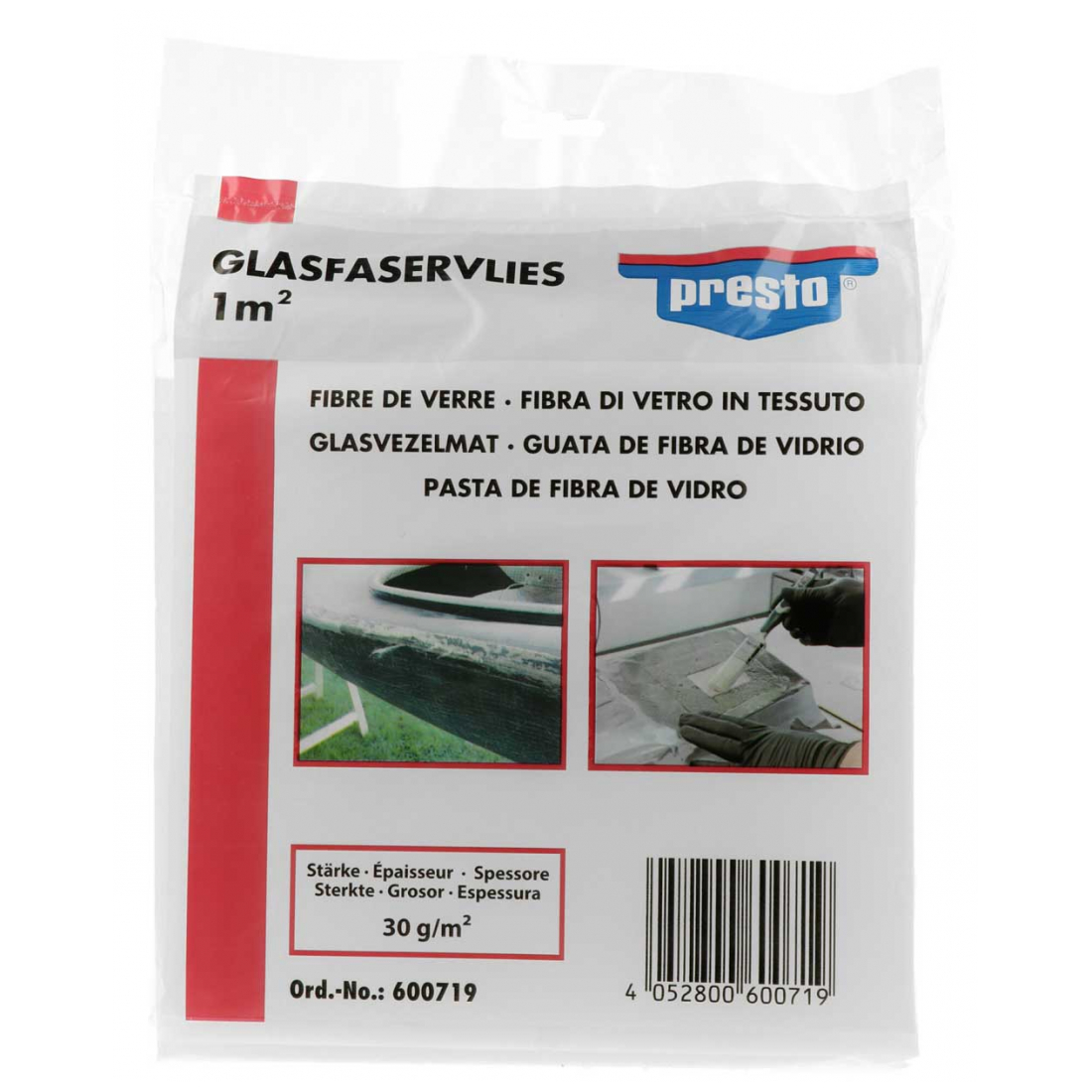 presto Glasfaservlies 1qm 600719