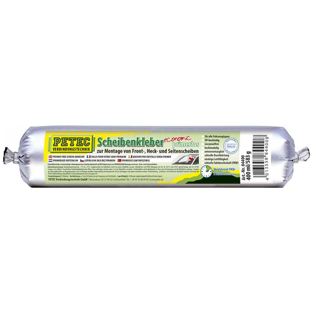 Petec Scheibenkleber Economic Schlauchbeutel 400 ml 84400