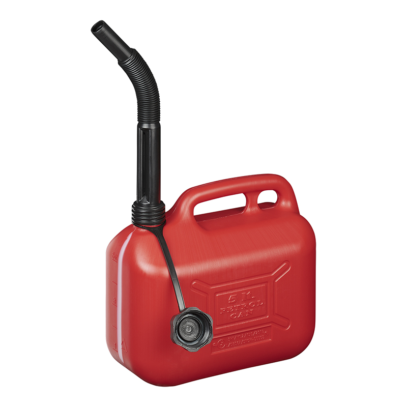Kraftstoffkanister rot 5L mit Füllstandanzeige  - Anzahl: Kraftstoffkanister rot 5L mit Füllstandanzeige