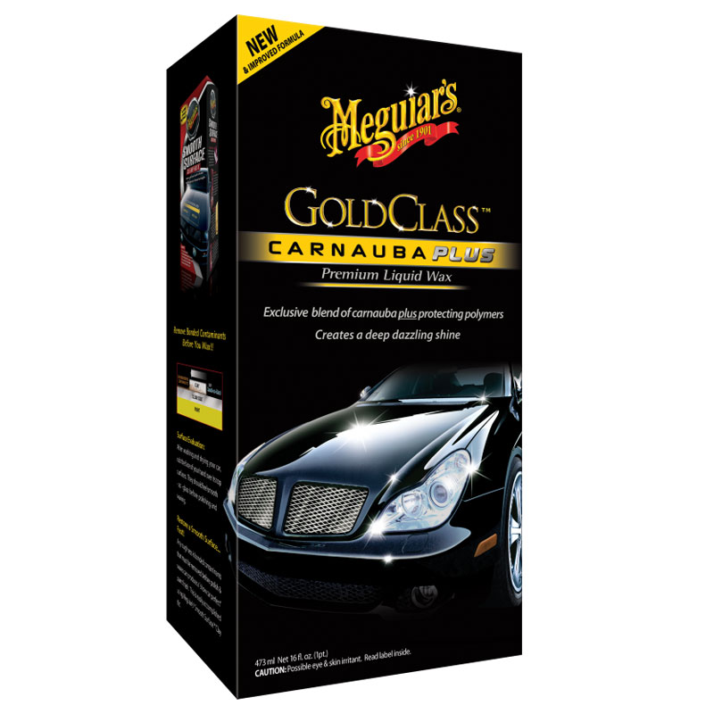 MEGUIAR'S Gold Class Liquid Carnauba Plus Wax Autowachs G7016EU 473ml