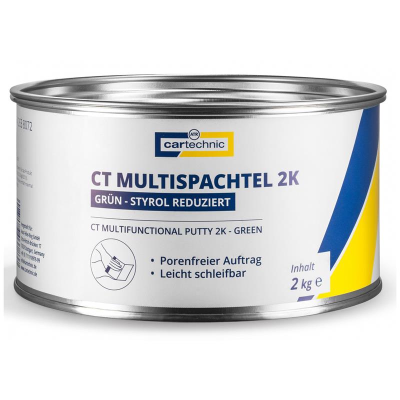 CT Multispachtel 2K grün Styrol reduziert 2kg 40 27289 03783 7