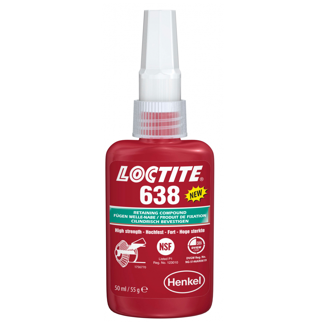 LOCTITE 638 Lager- Buchsenkleber hochfest 50 ml 1803365