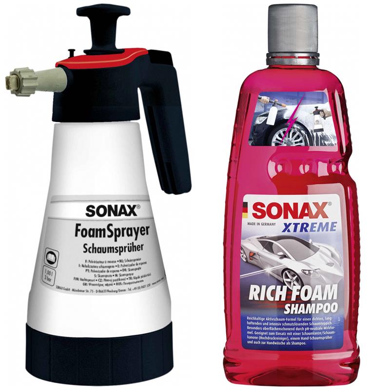 SONAX FoamSprayer 1l Schaumsprüher  XTREME RichFoam Shampoo 1