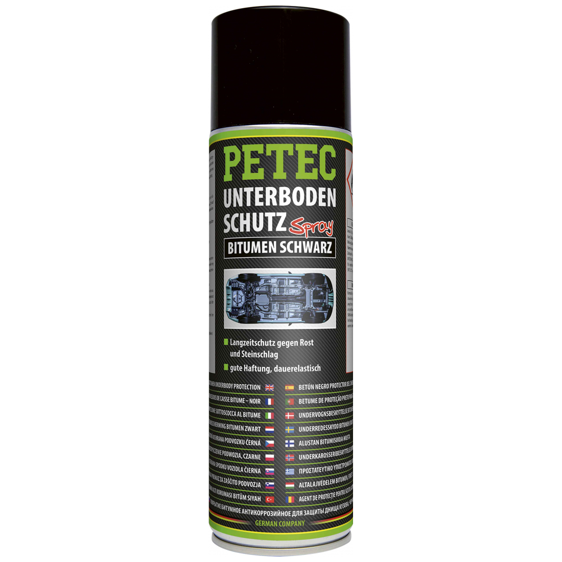 Petec Unterbodenschutz Bitumen schwarz Spray 500 ml 73150