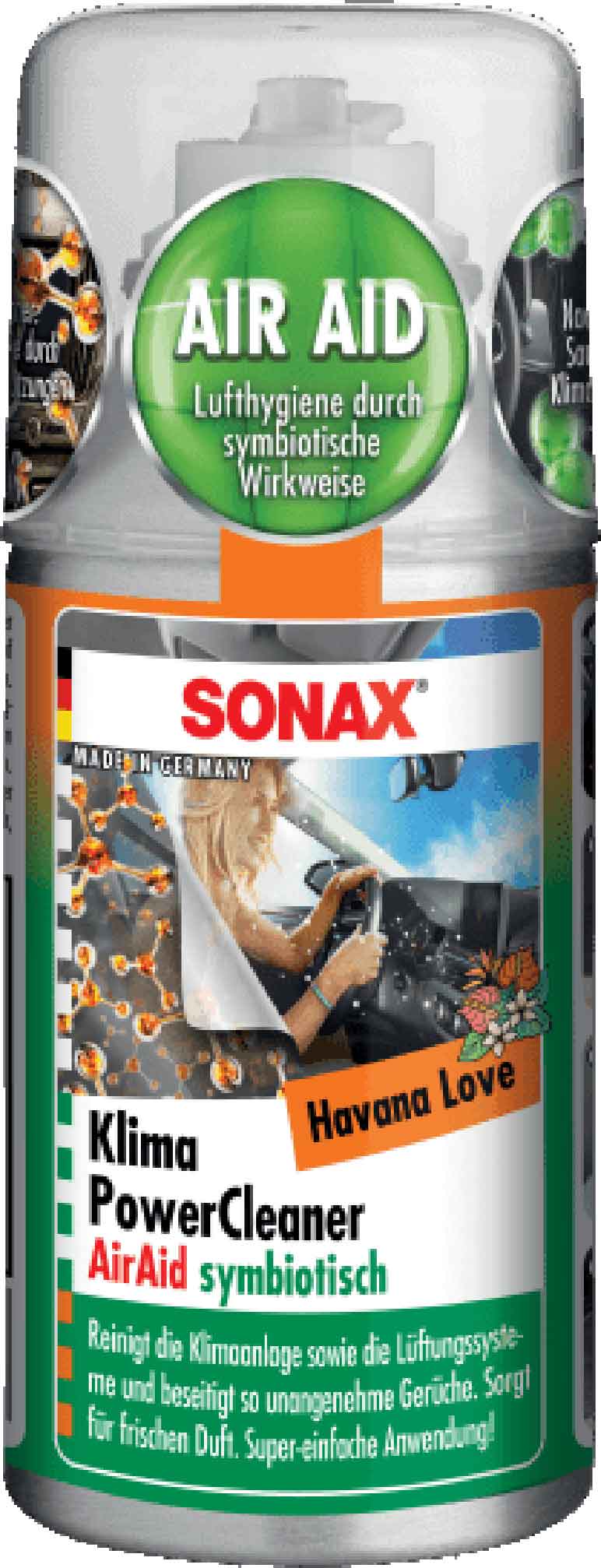 SONAX 3x 100 ml KlimaPowerCleaner AirAid symbiotisch Havana Love 03238000  günstig online kaufen