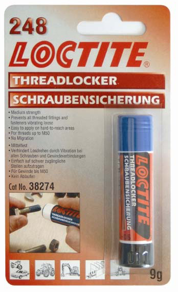 LOCTITE 248 BC9G Schraubensicherung mittelfest 9 g EGFD 1715105