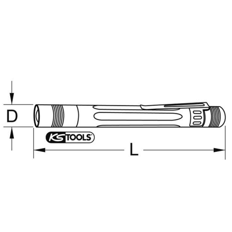 KS Tools MAX CREE-Power LED Taschenlampe