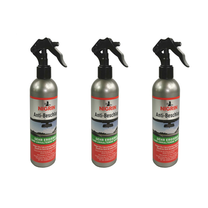 Nigrin Anti-Beschlag Spray 300 ml 72980, 3x