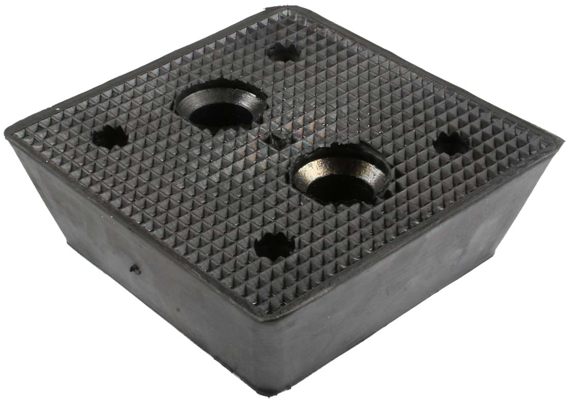 Busching Gummi-Trapezblock Auflage Pad für Hebebühne universal 150x150x50mm