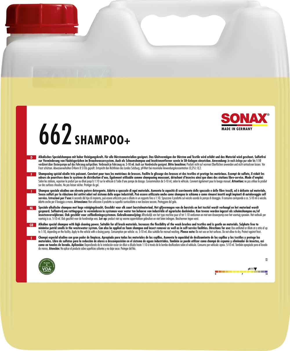 SONAX Shampoo+ Waschanlagenreiniger 10 L