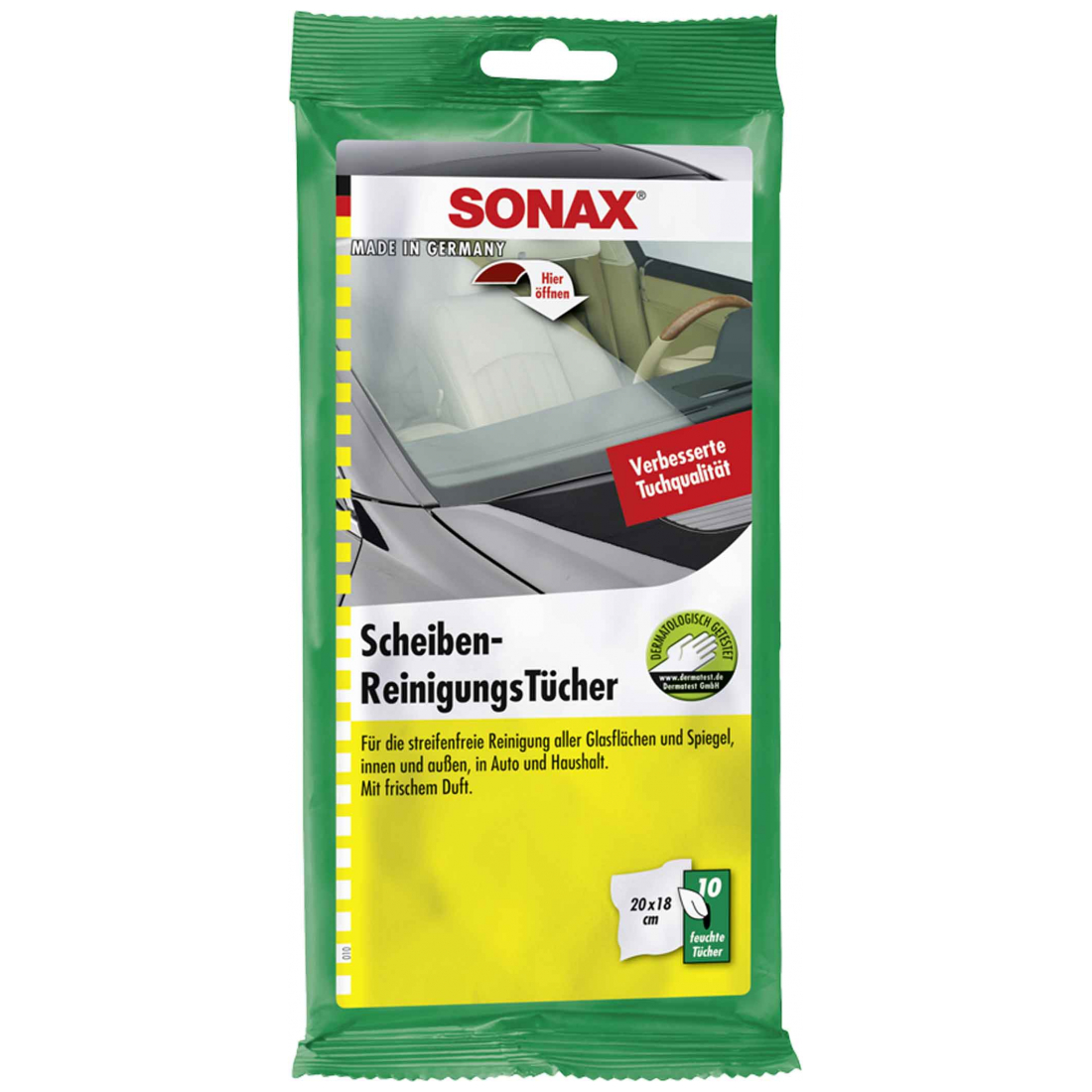 SONAX ScheibenReinigungsTücher