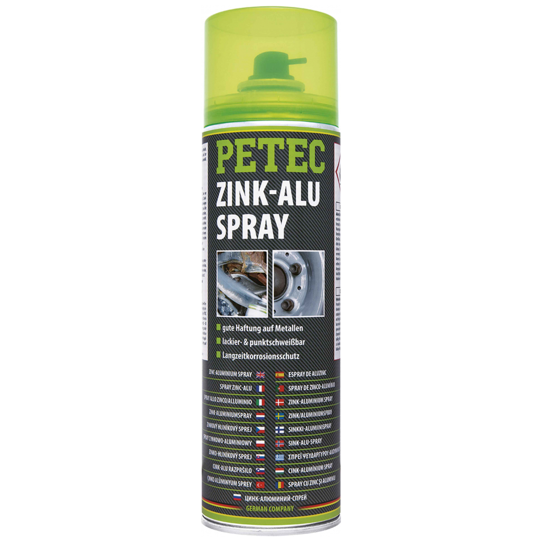 Petec Zink-Alu Spray silber 500 ml 71050