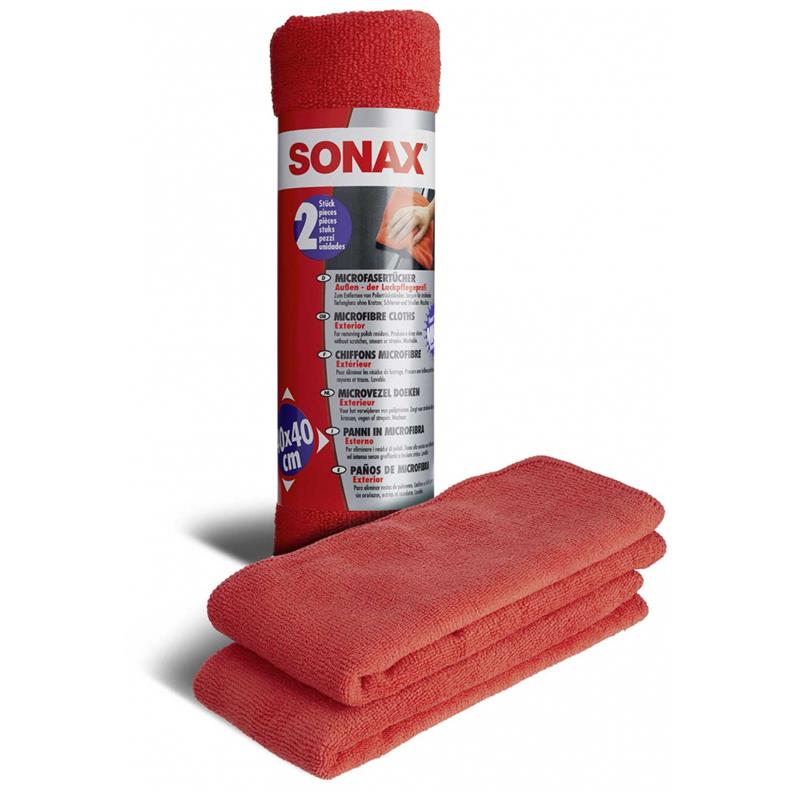 SONAX MicrofaserTücher Außen der Lackpflegeprofi (2 St.)