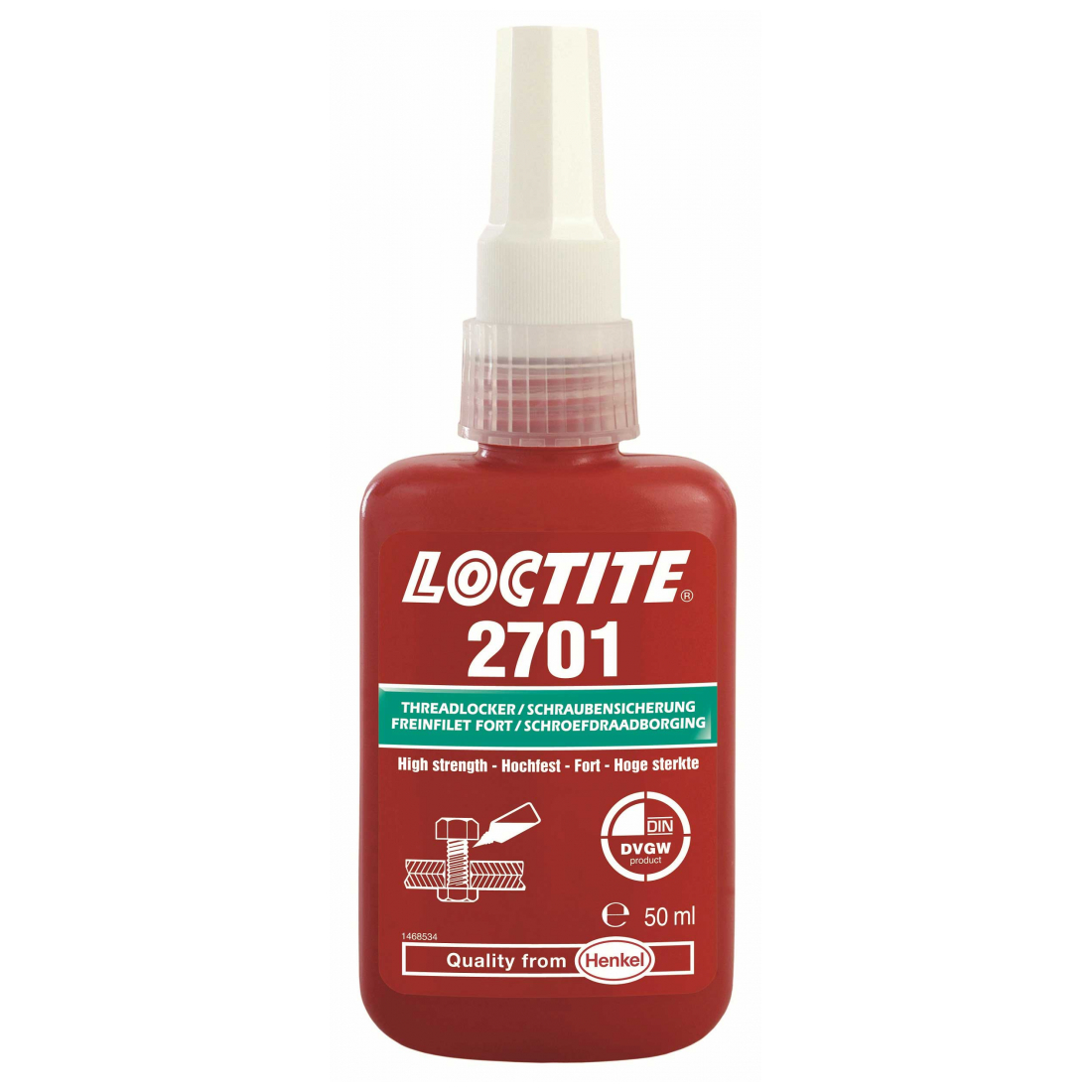 LOCTITE 2701 Schraubensicherung hochfest grün 50 ml EGFD 135281