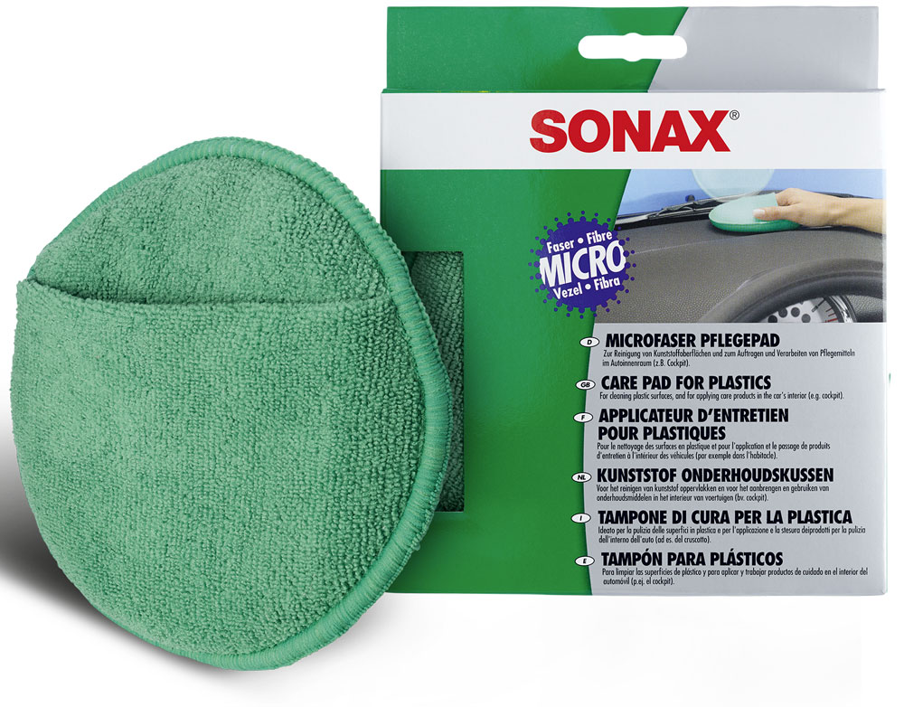 SONAX KratzerEntferner Kunststoff NanoPro MicrofaserPflegePad
