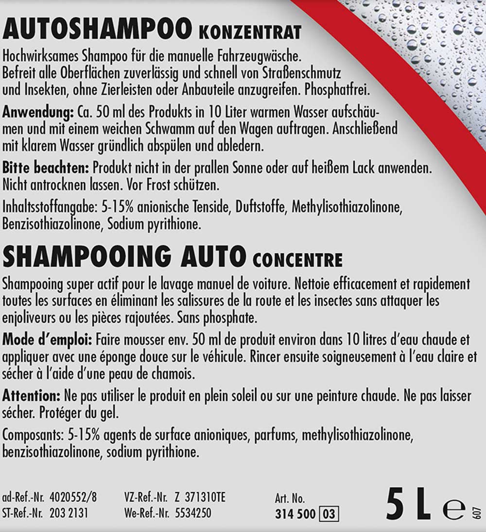 SONAX AutoShampoo Konzentrat 5L