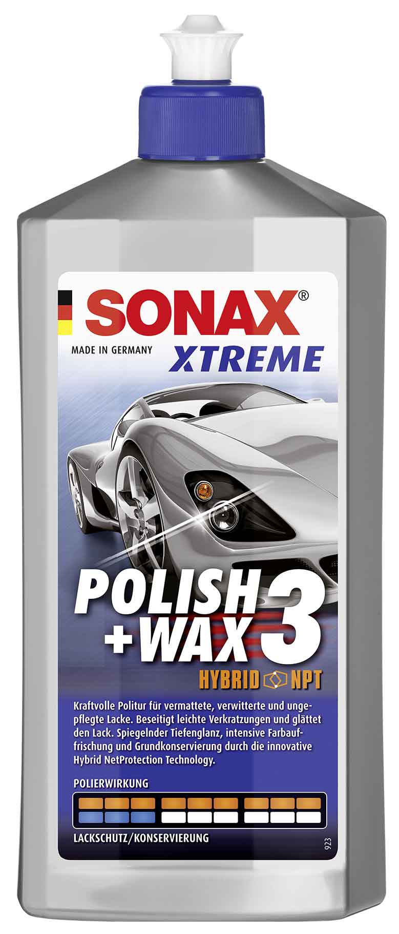 SONAX XTREME Polish+Wax 3 Hybrid NPT 500 ml