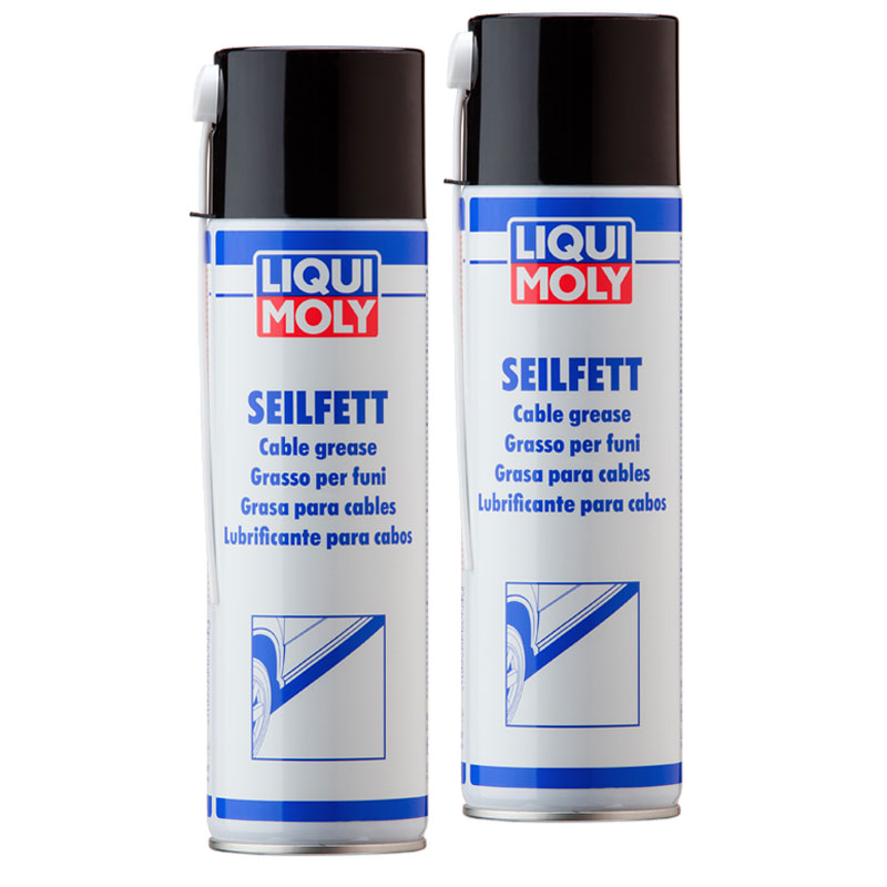 LIQUI MOLY Seilfett Spray Sprühfett 500ml, 2x