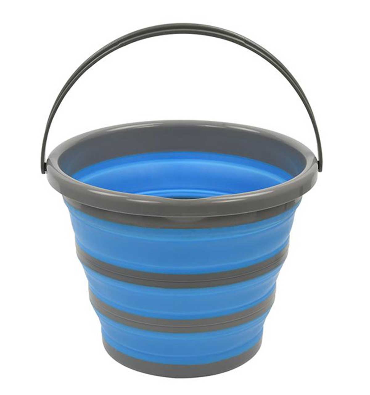 Falteimer blau für Füllmenge10 Liter