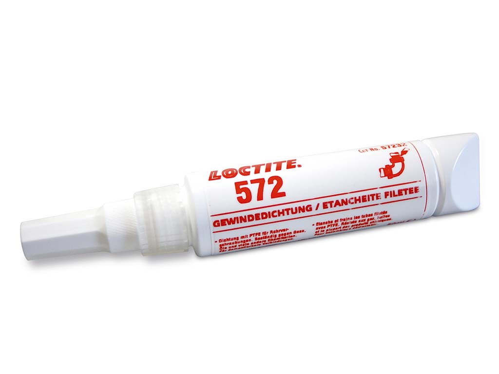 Loctite 572 TTL Gewindedichtung mittelfest weiß 50ml 1x