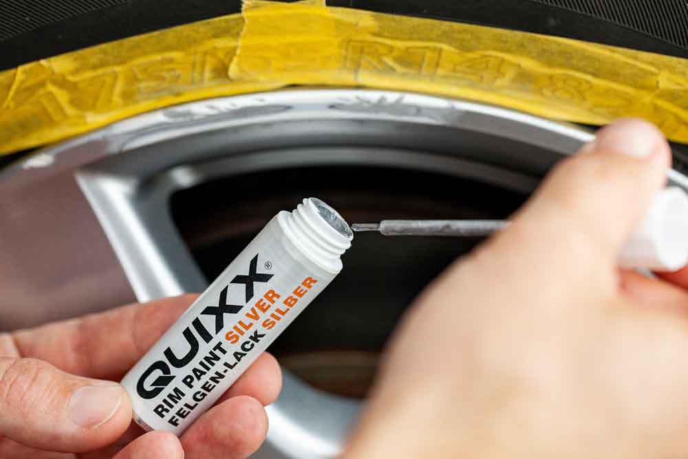 Quixx Felgen Reparatur Set Alufelgen Silber Kit