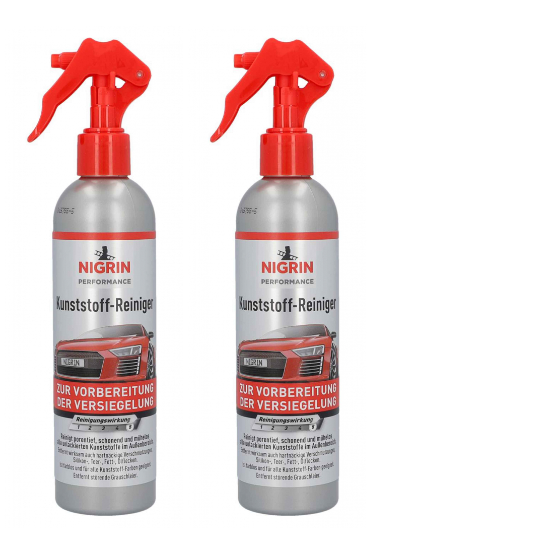 2 x Nigrin Kunststoff Tiefenreiniger 300 ml 72935