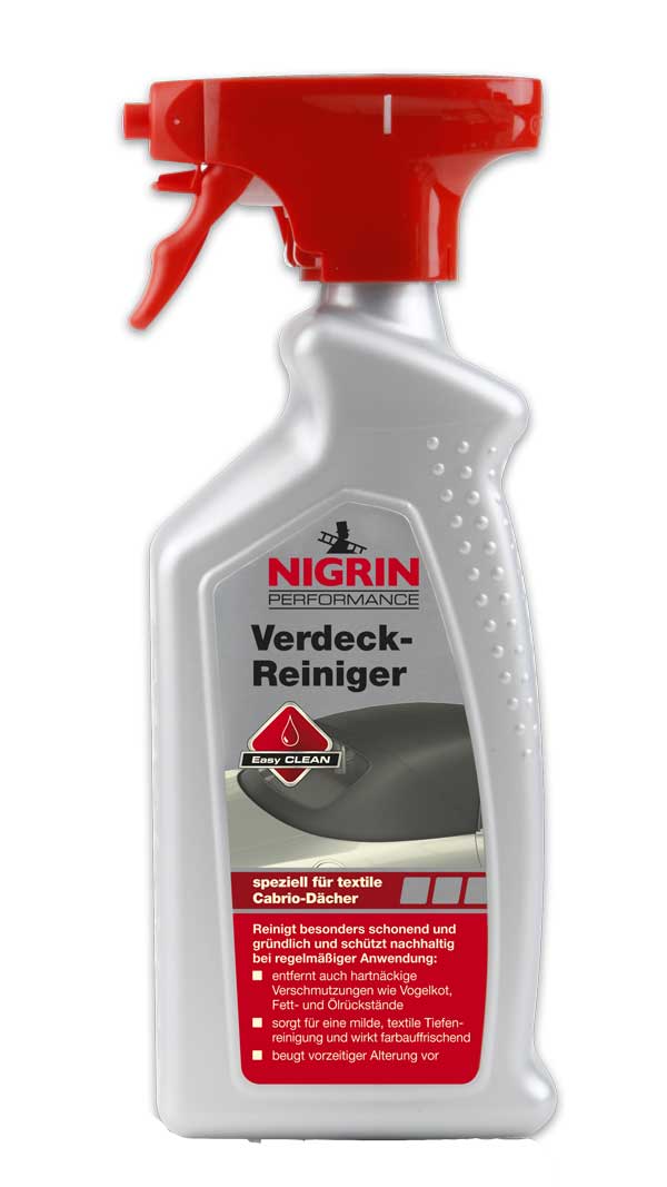 Nigrin Performance Verdeck-Reiniger 500 ml 74182 Verdeck-Imprägnierer 74183