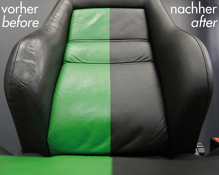 Foliatec Interior Color Spray schwarz glänzend Leder Stoff PVC 400ml