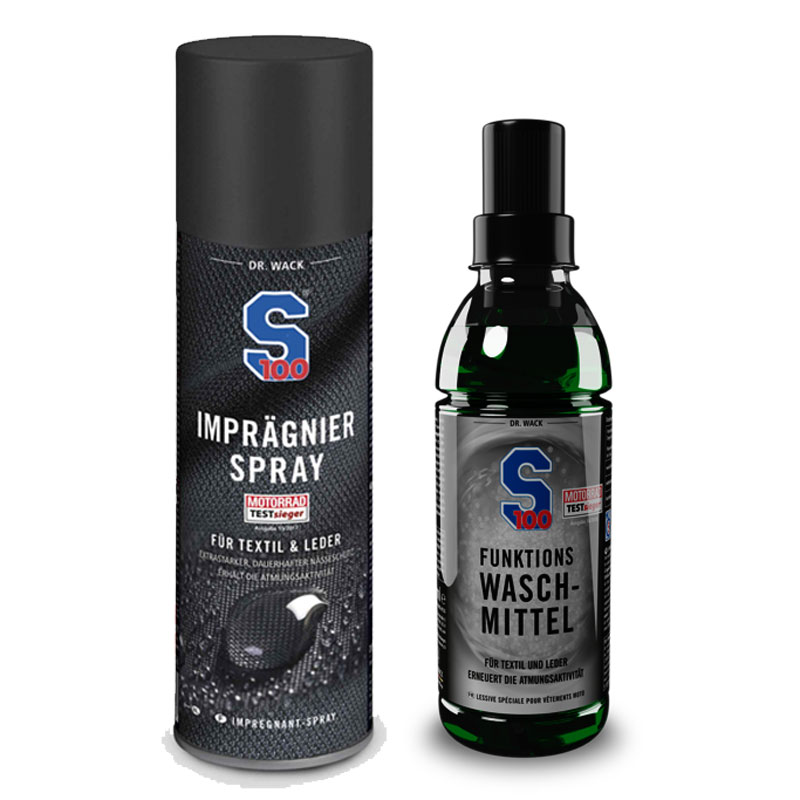 Dr. Wack S100 Textil/Leder Waschmittel 300ml + Imprägnierspray 300ml